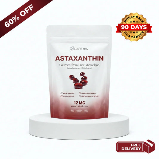 Astaxanthin Vitamin E Softgel Capsules Dietary Supplement