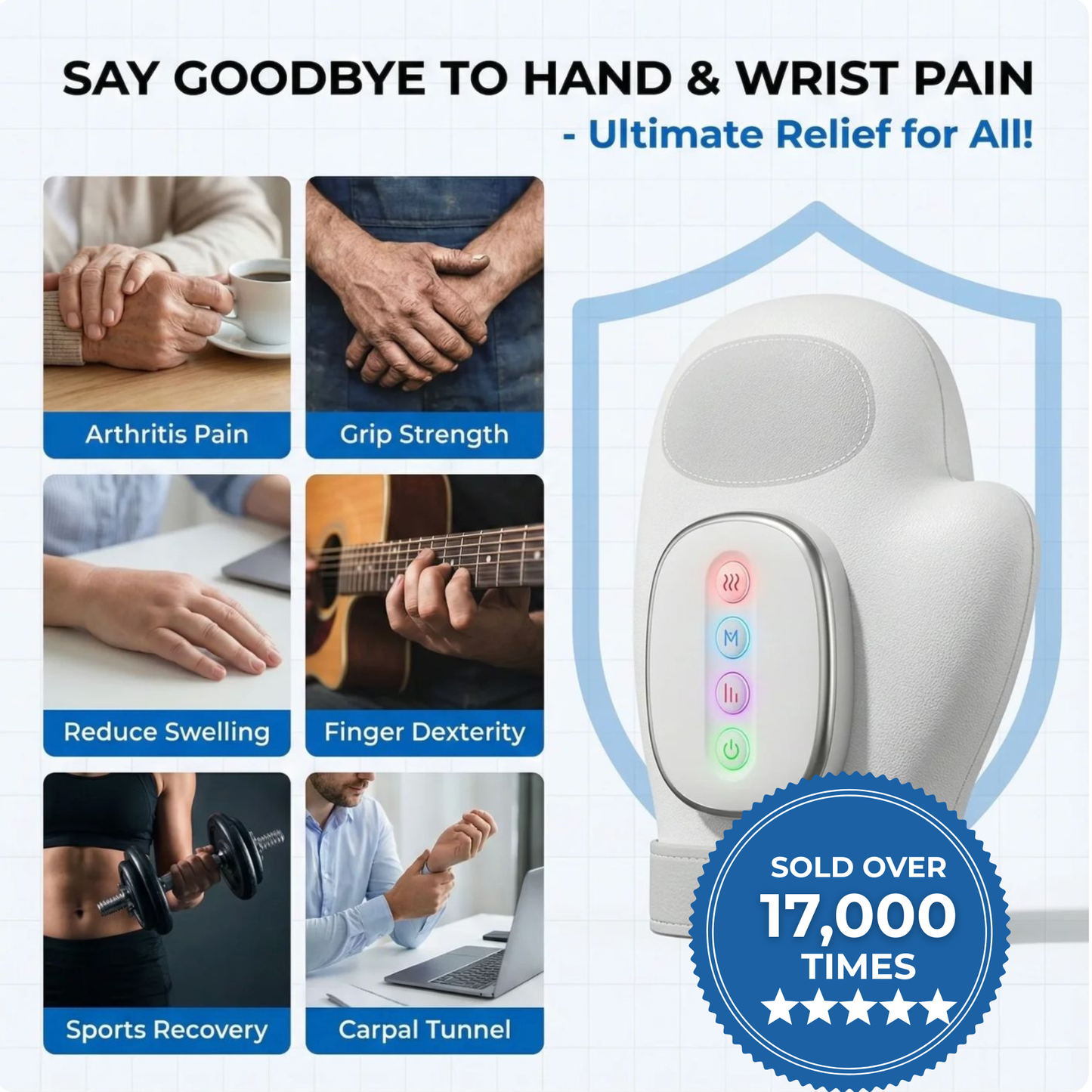 ComfortGrip Hand Massager