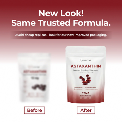 Astaxanthin Vitamin E Softgel Capsules Dietary Supplement